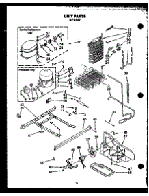 10 - Unit Parts parts for Amana Refrigerator GFS227/MN00 from AppliancePartsPros.com