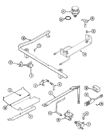 05 - Gas Controls parts for Maytag Range GM3468XUW-X from AppliancePartsPros.com