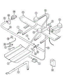 04 - Gas Controls parts for Maytag Range GM4251WTA from AppliancePartsPros.com