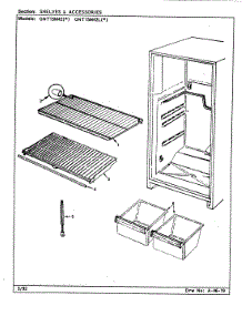 04 - Shelves & Accessories parts for Admiral Refrigerator GNT15M42 / BF02C from AppliancePartsPros.com