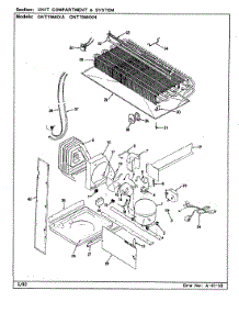 06 - Unit Compartment & System parts for Admiral Refrigerator GNT15M4XA / CF08A from AppliancePartsPros.com
