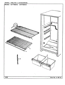 03 - Shelves & Accessories parts for Admiral Refrigerator GNT15M4XH / CF09A from AppliancePartsPros.com