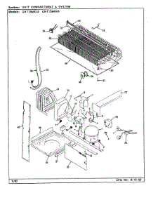 06 - Unit Compartment & System parts for Admiral Refrigerator GNT15M4XH / CF09B from AppliancePartsPros.com
