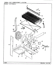 04 - Unit Compartment & System parts for Admiral Refrigerator GNT17M42 / BF36C from AppliancePartsPros.com