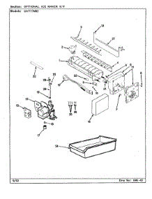 05 - Optional Ice Maker Kit (Imktm-251 / 261) parts for Admiral Refrigerator GNT17M92 / CF28A from AppliancePartsPros.com
