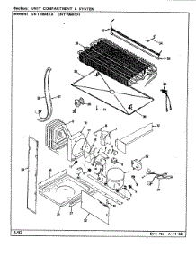 06 - Unit Compartment & System parts for Admiral Refrigerator GNT19M4XA / CL62A from AppliancePartsPros.com