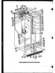 04 - Control Sections And Air Flow Components parts for Amana Refrigerator GRH122 from AppliancePartsPros.com