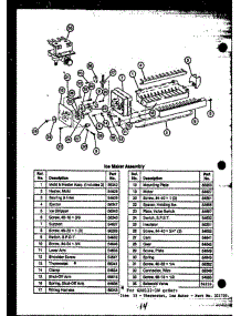 08 - Ice Maker Assy parts for Amana Refrigerator GRH122 from AppliancePartsPros.com