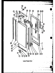 10 - Lower Fz Door parts for Amana Refrigerator GRH122 from AppliancePartsPros.com