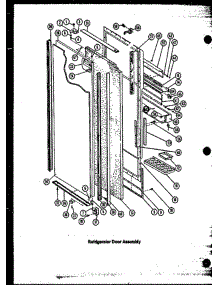 12 - Ref Door Assy parts for Amana Refrigerator GRH122 from AppliancePartsPros.com