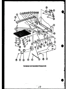 03 - Condenser And Associated Components parts for Amana Refrigerator GRH1221W from AppliancePartsPros.com