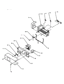 09 - Ice Maker parts for Amana Refrigerator GRH2203B / P1168106W E from AppliancePartsPros.com