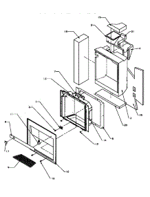 08 - Ice And Water Cavity parts for Amana Refrigerator GRH2402SW / P1168104W W from AppliancePartsPros.com