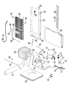 08 - Unit Compartment & System parts for Admiral Refrigerator GS20A7D3V from AppliancePartsPros.com