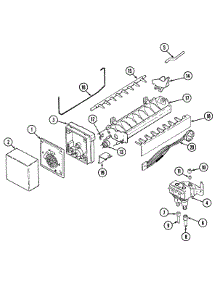 09 - Ice Maker parts for Admiral Refrigerator GS20B6C3EV from AppliancePartsPros.com