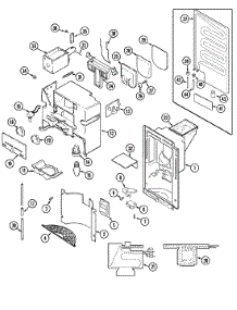 07 - Ice & Water Dispenser parts for Admiral Refrigerator GS20C6C3EV from AppliancePartsPros.com