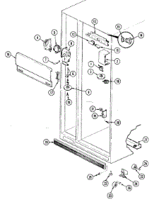 03 - Fresh Food Compartment parts for Admiral Refrigerator GS20X83V from AppliancePartsPros.com
