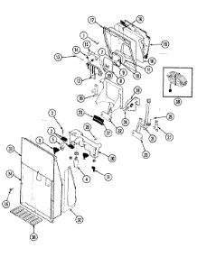 05 - Ice & Water Dispenser parts for Admiral Refrigerator GS20X8D3V / DP10A from AppliancePartsPros.com