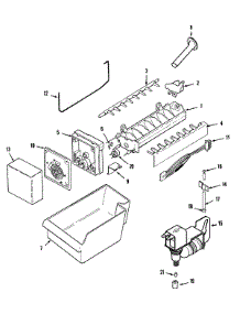 08 - Optional Ice Maker Kit-Uki2000agx parts for Admiral Refrigerator GS2124PADW from AppliancePartsPros.com