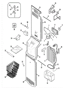 04 - Freezer Compartment parts for Admiral Refrigerator GS2126CEDB from AppliancePartsPros.com
