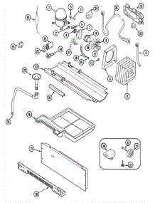 02 - Compressor (Rev 11) parts for Admiral Refrigerator GS2126CEDW from AppliancePartsPros.com