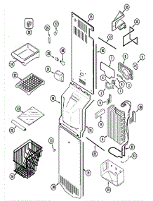 04 - Freezer Compartment (Gs2126padb) parts for Admiral Refrigerator GS2126PADB from AppliancePartsPros.com