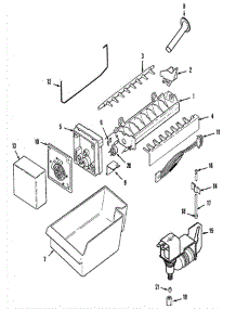 11 - Optional Ice Maker Kit-Uki2000agx (Blk) parts for Admiral Refrigerator GS2126PADB from AppliancePartsPros.com