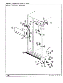03 - Fresh Food Compartment parts for Maytag Refrigerator GS22X8DA / DR34A from AppliancePartsPros.com