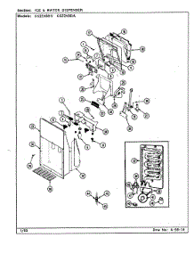 05 - Ice & Water Dispenser parts for Maytag Refrigerator GS22X8DA / DR34A from AppliancePartsPros.com