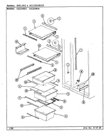 07 - Shelves & Accessories parts for Maytag Refrigerator GS22X8DV from AppliancePartsPros.com