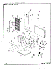 05 - Unit Compartment & System parts for Maytag Refrigerator GS22X8W / DR16A from AppliancePartsPros.com