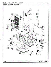 08 - Unit Compartment & System parts for Maytag Refrigerator GS22X9DA / DR36A from AppliancePartsPros.com