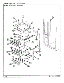 05 - Shelves & Accessories parts for Maytag Refrigerator GS22X9DV / DR35A from AppliancePartsPros.com