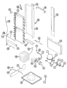 09 - Unit Compartment & System parts for Maytag Refrigerator GS22Y8A from AppliancePartsPros.com