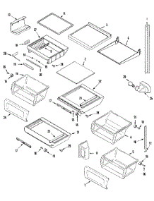 09 - Shelves & Accessories parts for Admiral Refrigerator GS2327PEHQ from AppliancePartsPros.com
