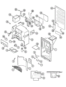 07 - Ice & Water Dispenser parts for Maytag Refrigerator GS24Y9DA from AppliancePartsPros.com