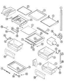 09 - Shelves & Accessories parts for Admiral Refrigerator GS2517PXDW from AppliancePartsPros.com
