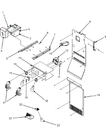 08 - Freezer Compartment parts for Admiral Refrigerator GS2625GEKS from AppliancePartsPros.com