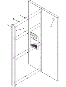 11 - Handles (Gs2625geks) parts for Admiral Refrigerator GS2625GEKS from AppliancePartsPros.com