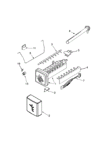 14 - Ice Maker parts for Admiral Refrigerator GS2625GEKS from AppliancePartsPros.com