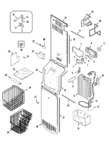 04 - Freezer Compartment parts for Admiral Refrigerator GS2726CEGW from AppliancePartsPros.com
