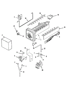 10 - Ice Maker parts for Admiral Refrigerator GS2727GEHW from AppliancePartsPros.com