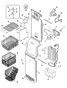 04 - Freezer Compartment (Gs2728gehq) parts for Admiral Refrigerator GS2728GEHQ from AppliancePartsPros.com