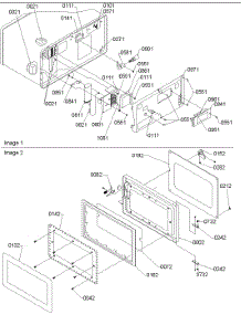 03 - Electrical Components / Door parts for Menu Master Microwave GSAND8LW / P1186705M from AppliancePartsPros.com