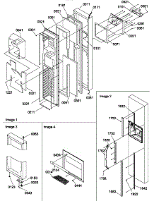 04 - Fz Door parts for Amana Refrigerator GSGD21BW / P1193905W W from AppliancePartsPros.com