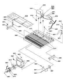 09 - Machine Compartment parts for Amana Refrigerator GSGD21BW / P1193905W W from AppliancePartsPros.com