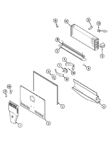 02 - Freezer Compartment parts for Admiral Refrigerator GT1521NECW from AppliancePartsPros.com