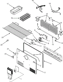 03 - Freezer Compartment parts for Admiral Refrigerator GT1526PEKS from AppliancePartsPros.com