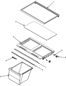 07 - Shelves & Accessories parts for Admiral Refrigerator GT1526PEKS from AppliancePartsPros.com