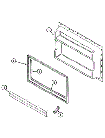 02 - Freezer Inner Door parts for Admiral Refrigerator GT15B4N3EV from AppliancePartsPros.com